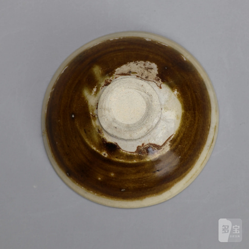 明代 白覆轮酱釉茶盏 - 图3
